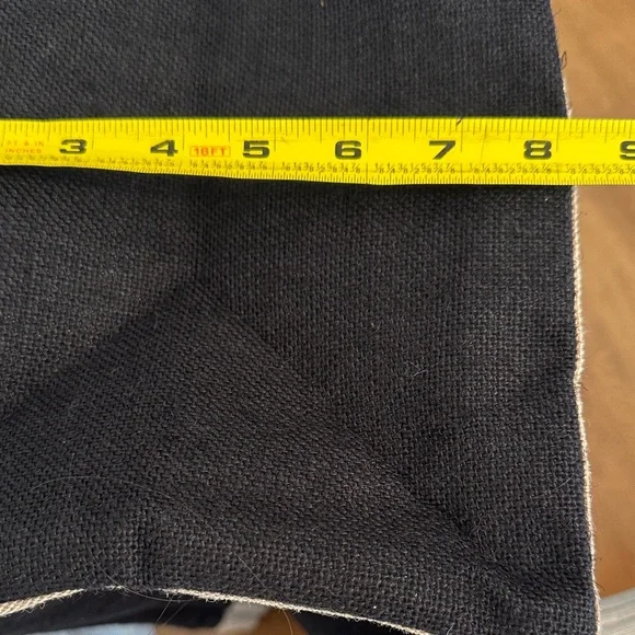 NWT Apolis + Little Bipsy Black Canvas Market Bag - Picture 11 of 11